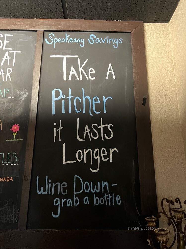Lincoln Speakeasy Taproom - Lincoln, CA menu_pic