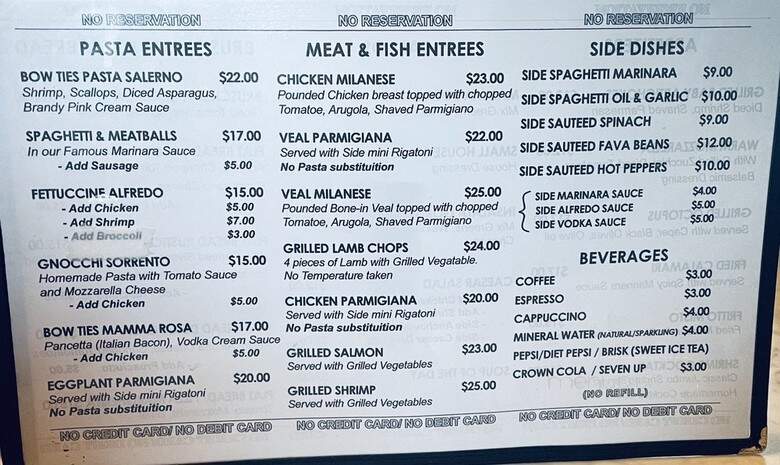 Mamma Rosa - Lindenwold, NJ menu_pic