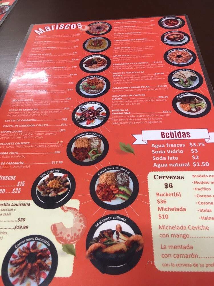 Mariscos El Sanignacense - Redwood City, CA menu_pic