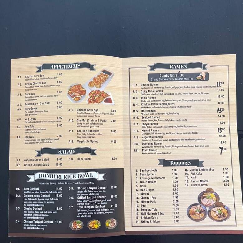Naruto Ramen - Plainview, NY menu_pic