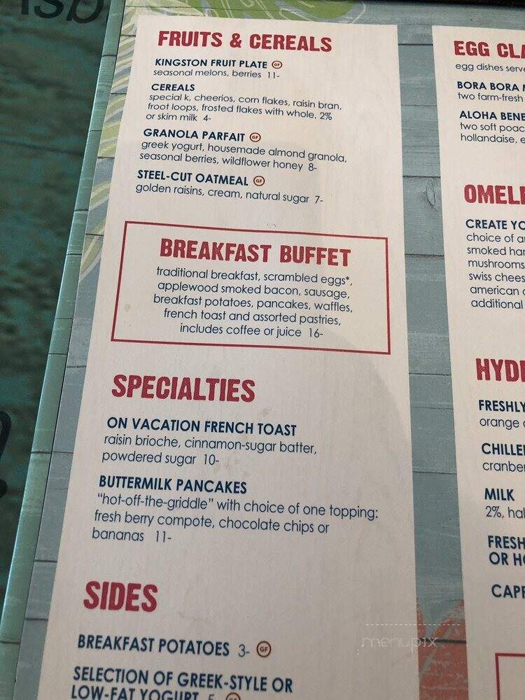 On Vacation - Kissimmee, FL menu_pic