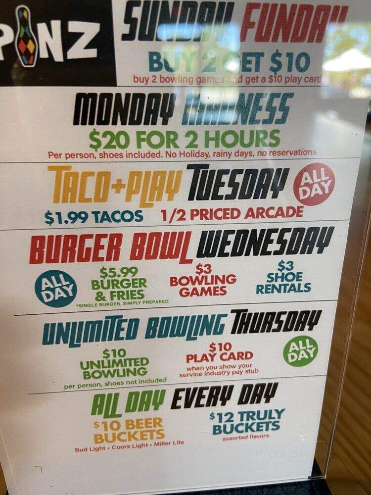 PiNZ Bowl - Portsmouth, NH menu_pic