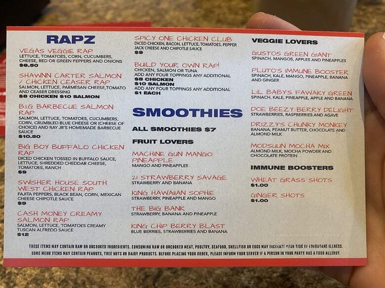 Rapz - Brookhaven, GA menu_pic
