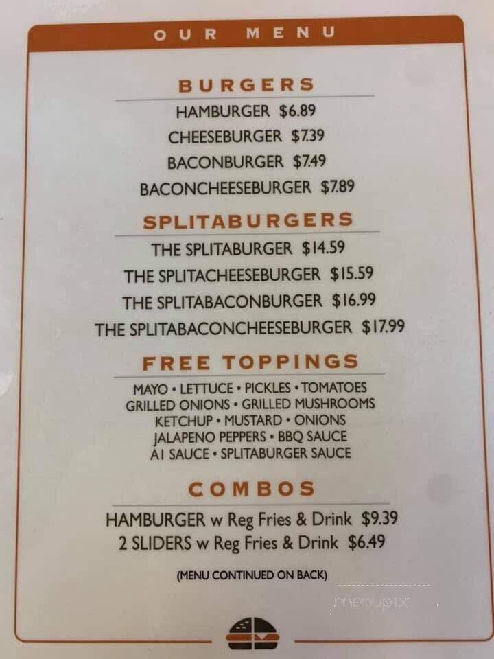 Splitaburger - Hammond, LA menu_pic