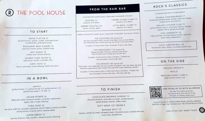 The Pool House Cafe - Queens, NY menu_pic