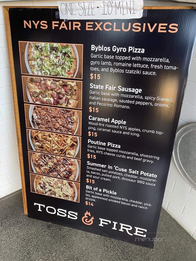 Toss & Fire Wood - Camillus, NY menu_pic