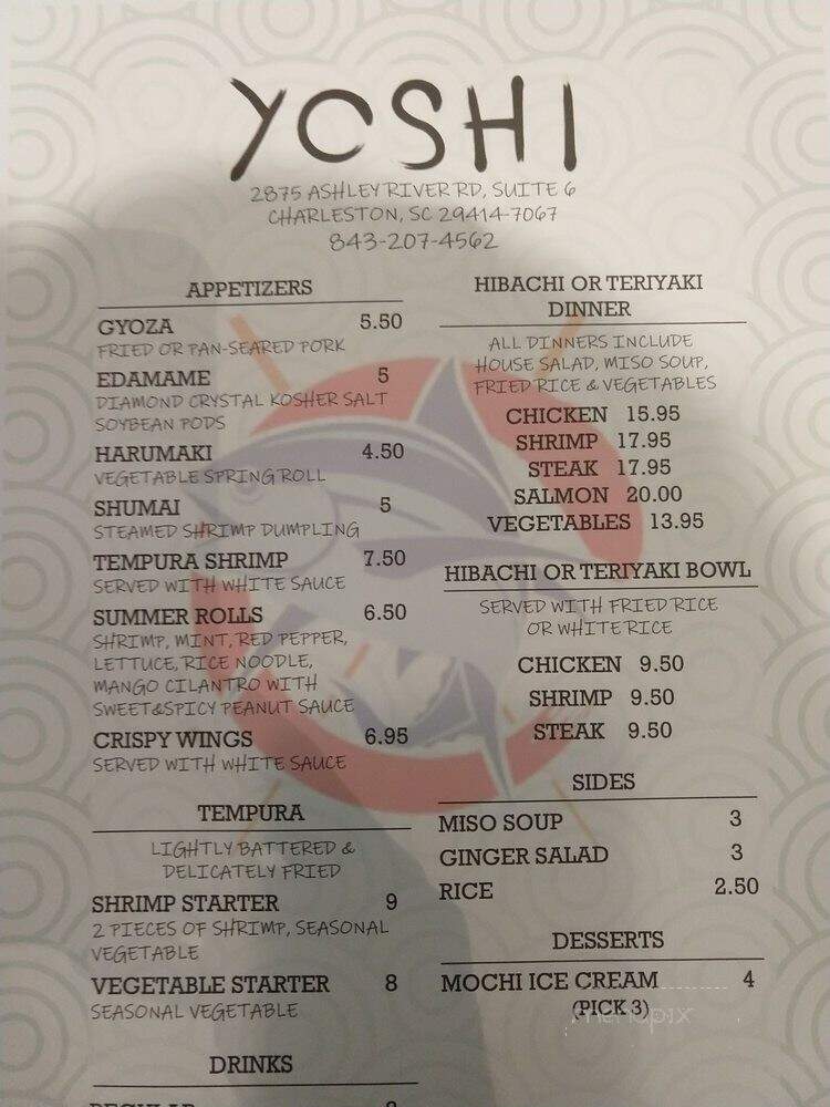 Yoshi Poke - Charleston, SC menu_pic