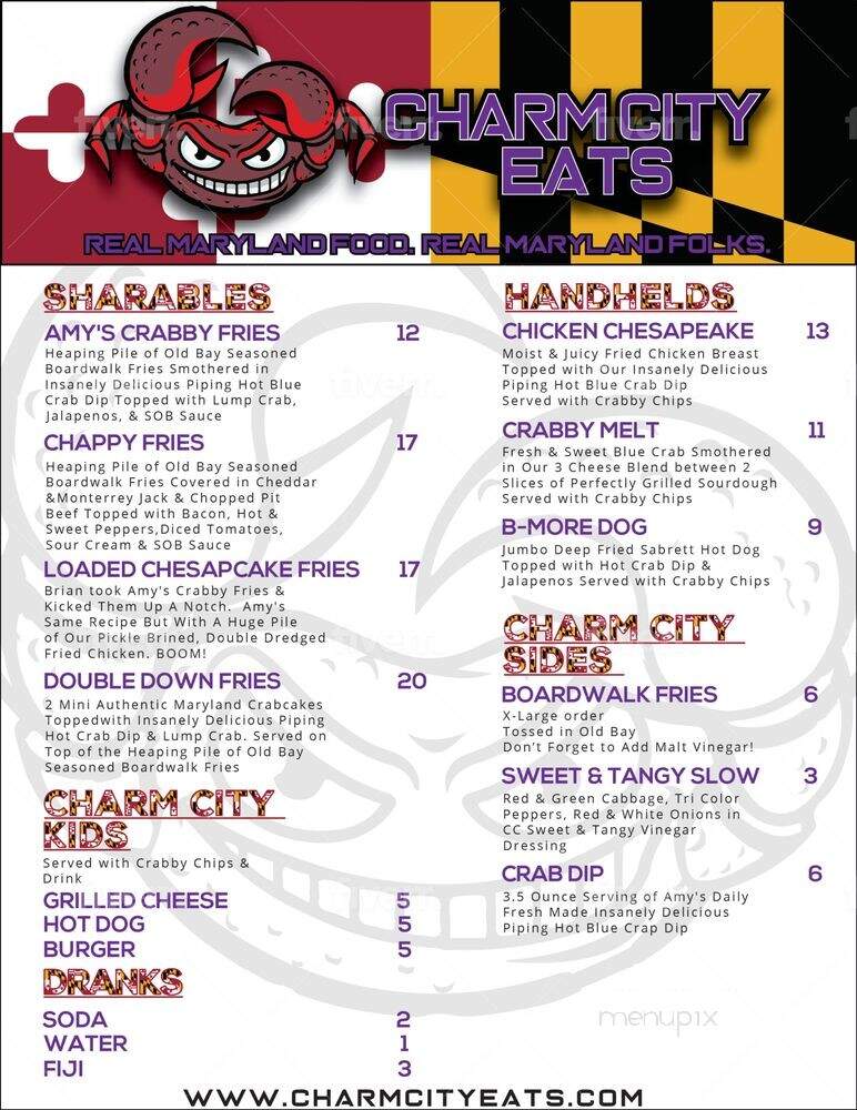 Charm City Eats - Tampa, FL menu_pic