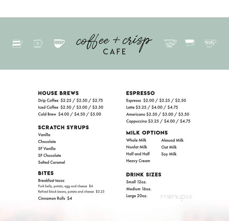 Coffee + Crisp Cafe - Austin, TX
