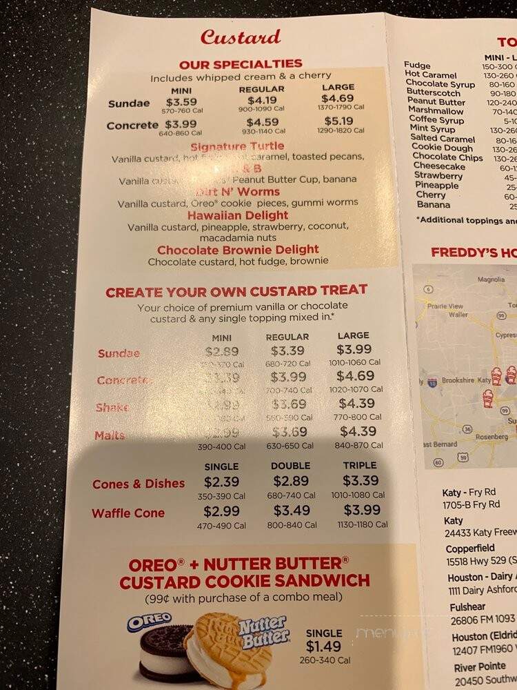 Freddy's Frozen Custard & Steakburgers - Houston, TX