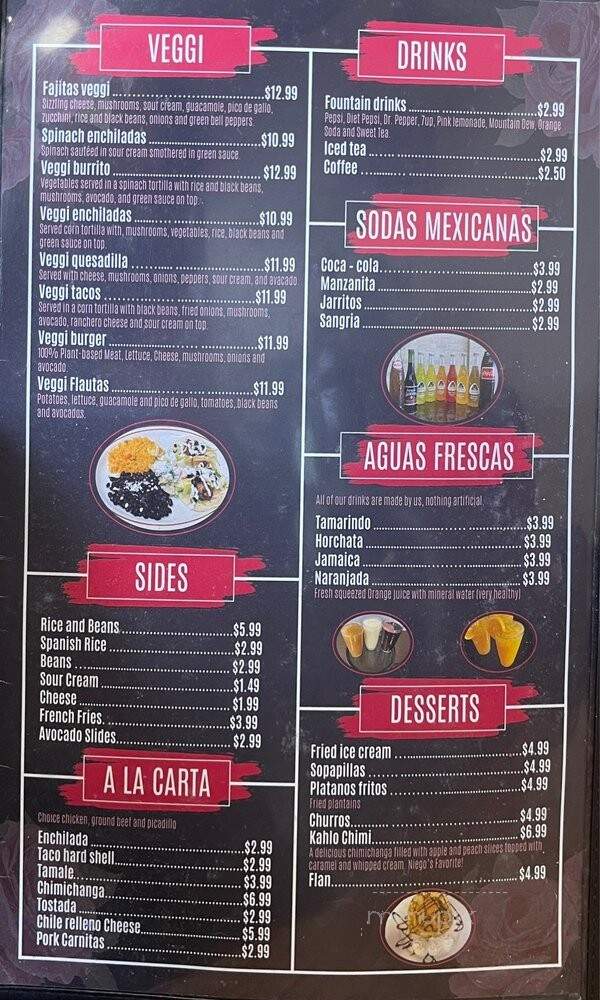 Fridas House Mexican Food - Gillette, WY menu_pic