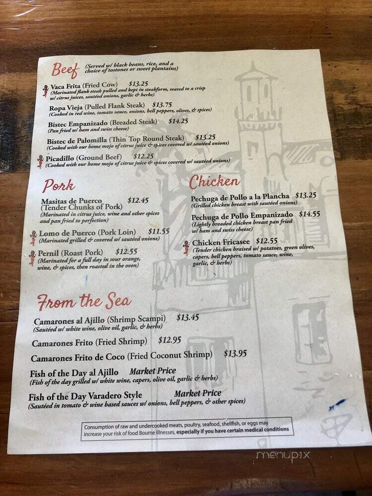 Juana La Cubana Cafe - Coral Springs, FL menu_pic