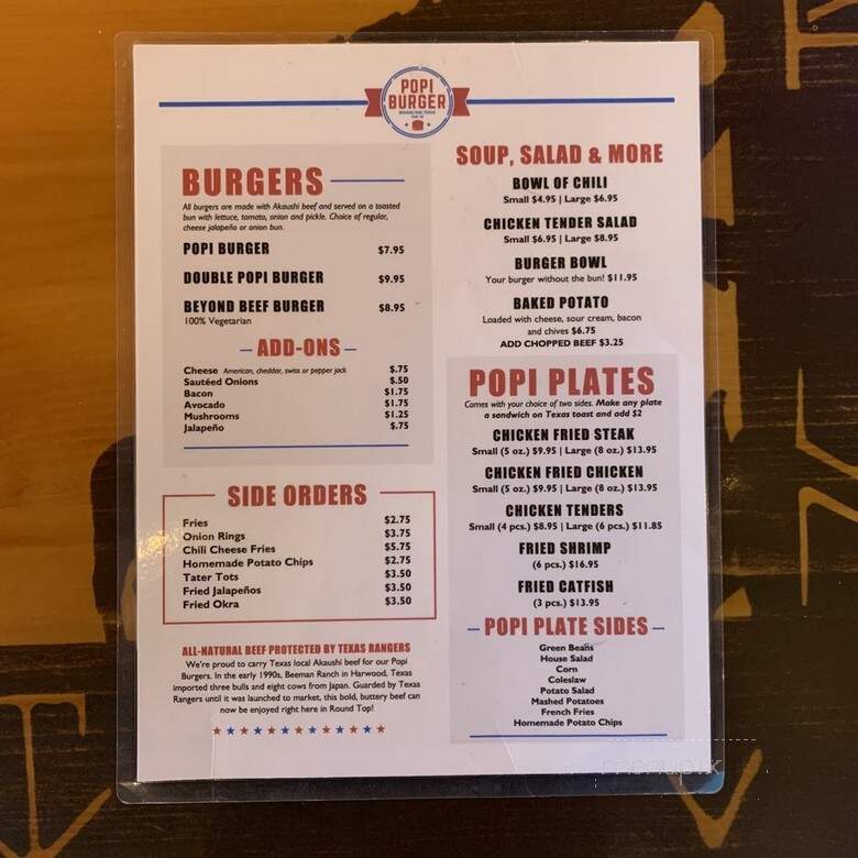 Popi Burger - Round Top, TX
