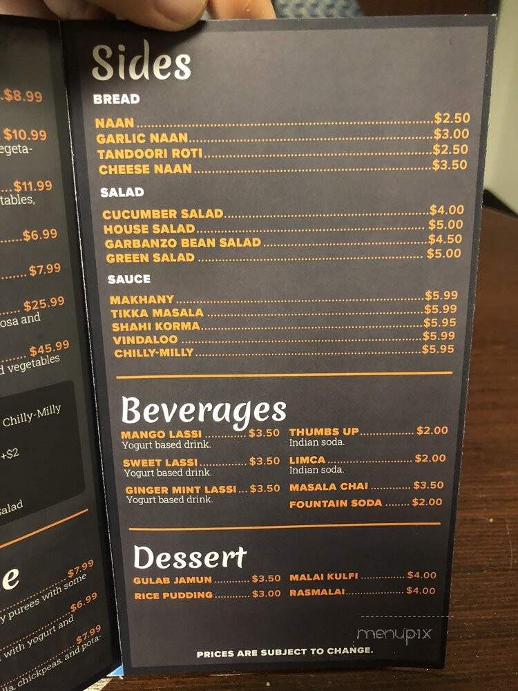 Raj Express Indian Kitchen - Overland Park, KS menu_pic