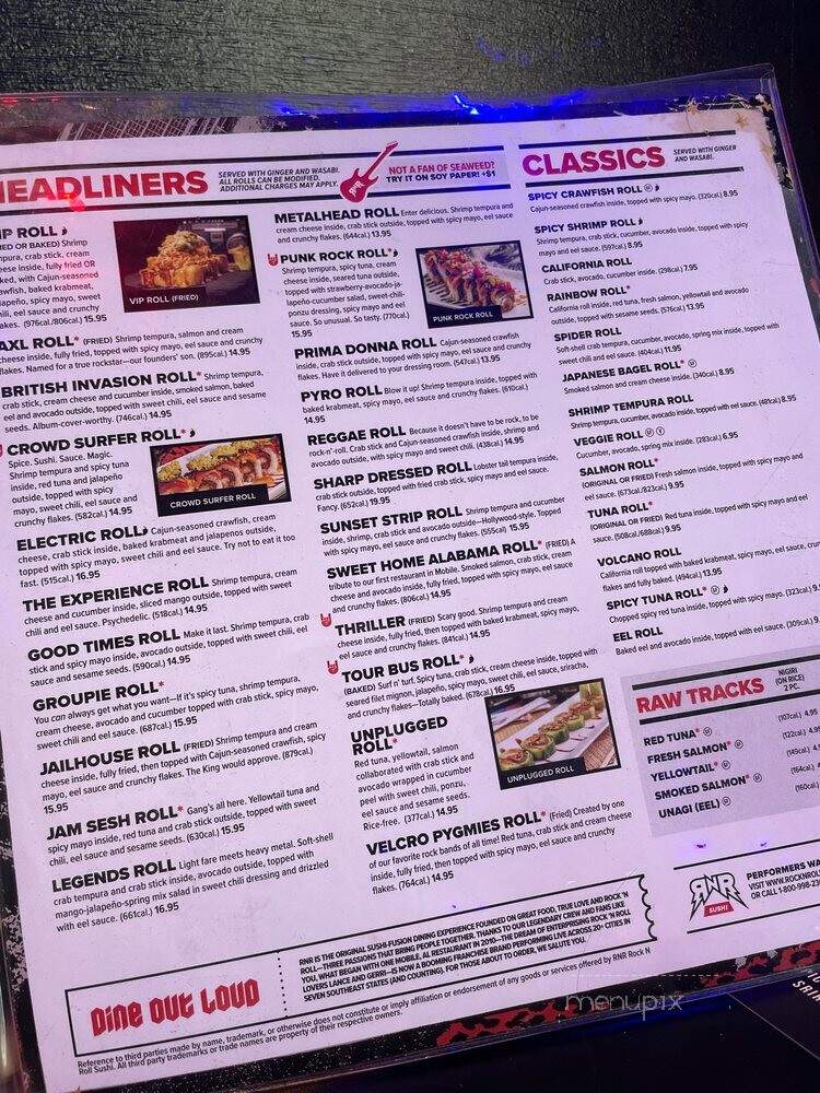 Rock N Roll Sushi - Locust Grove, GA menu_pic