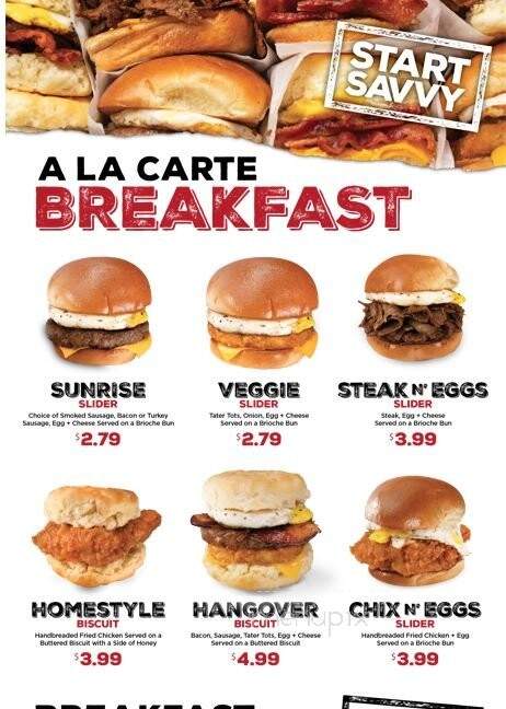 Savvy Sliders - Utica, MI menu_pic