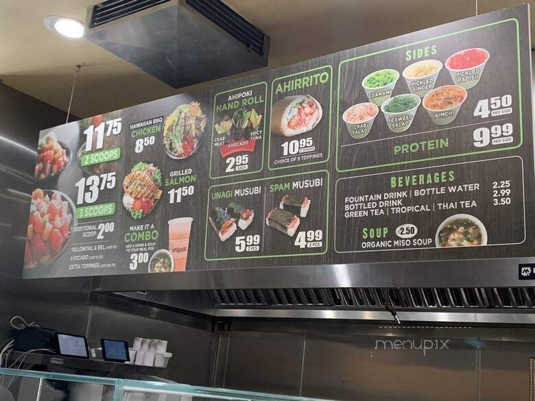 Ahipoki - Northridge, CA menu_pic
