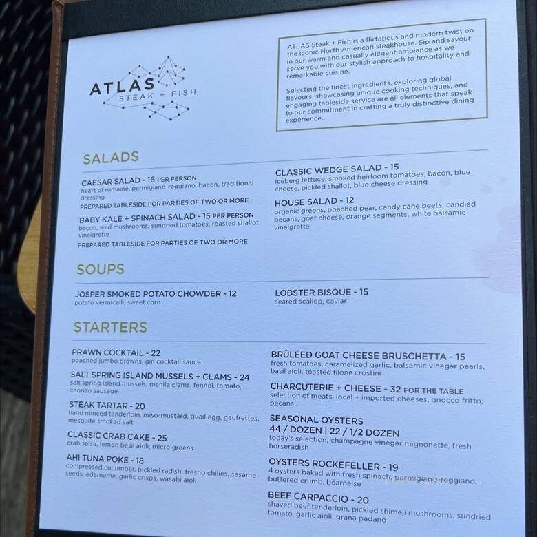 Atlas Steak + Fish - Langley City, BC