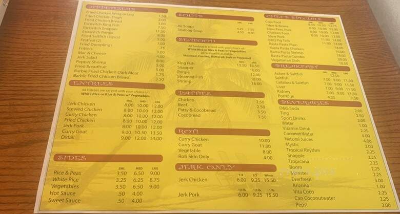 Caribbean Flavaz - Middletown, CT menu_pic