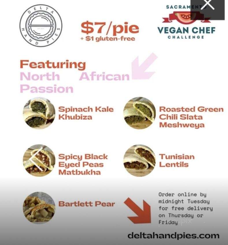 Delta Hand Pies - Clarksburg, CA menu_pic