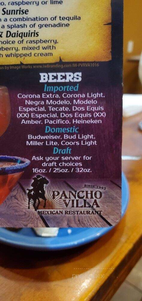 Don Eladios Cantina - King George, VA menu_pic