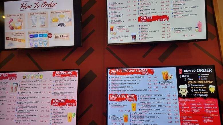 Gong Cha - Bethesda, MD menu_pic
