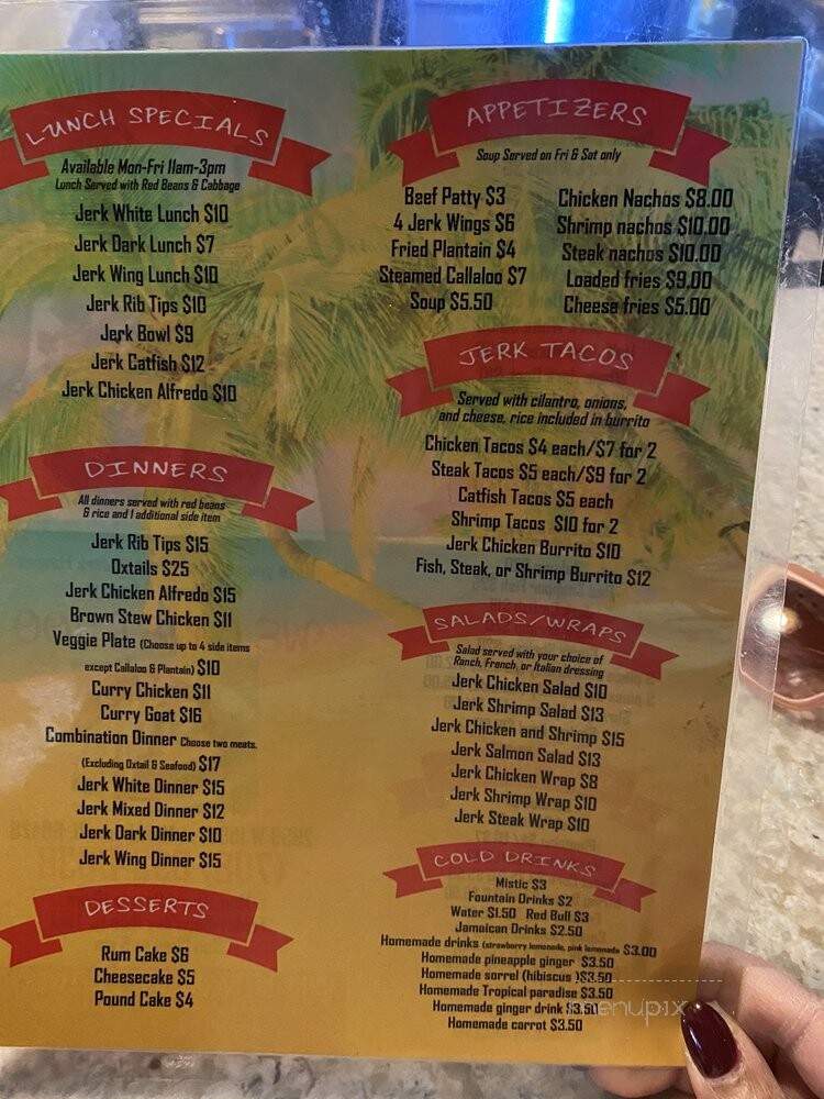 Jerk Flavors Restaurant & Lounge - Markham, IL menu_pic