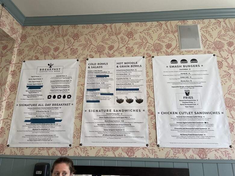 JP Gifford Sharon Cafe - Sharon, CT menu_pic