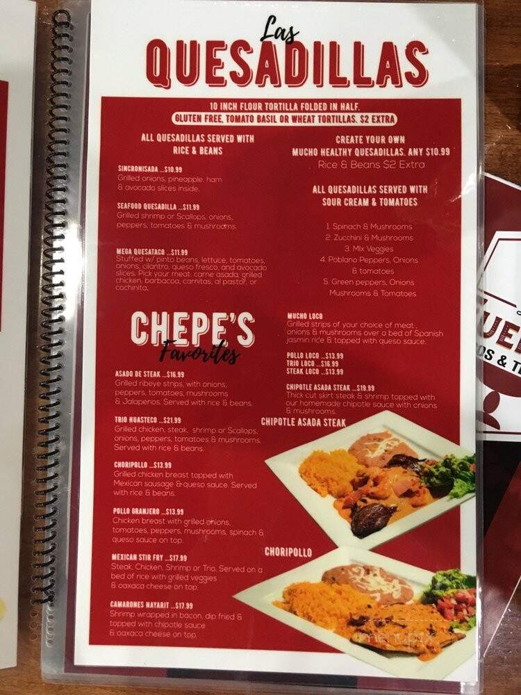 La Fuente Tacos & Tequila - South Daytona, FL menu_pic