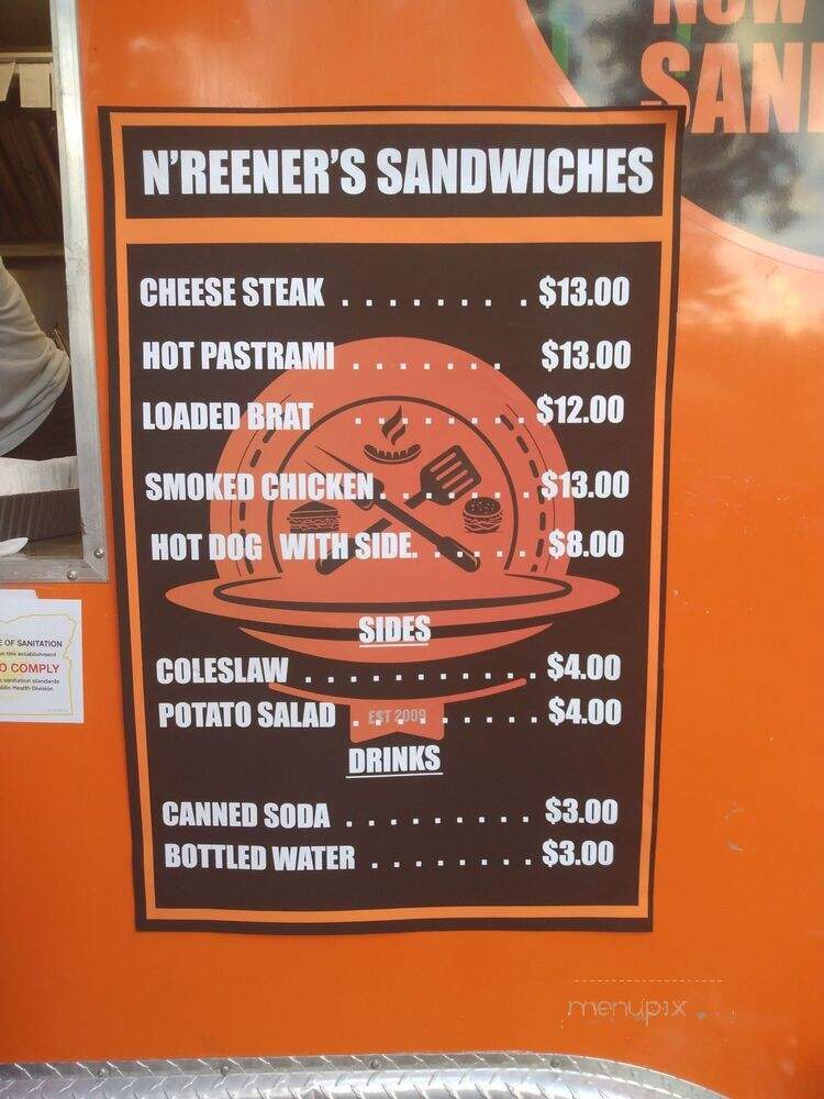 N'Reener's New York Style Sandwiches - Albany, OR menu_pic