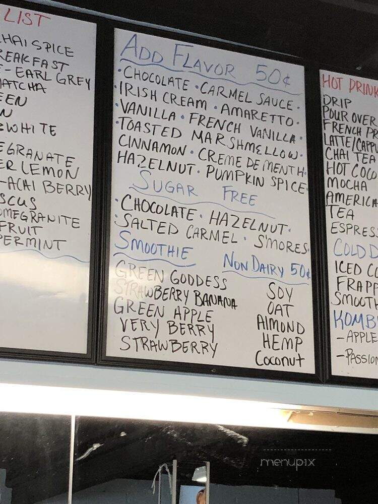 Queens Coffee Bar - Charlotte, NC menu_pic
