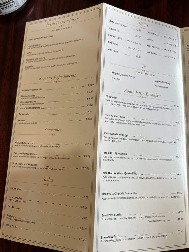 RJM Mexican Grill - Los Angeles, CA menu_pic
