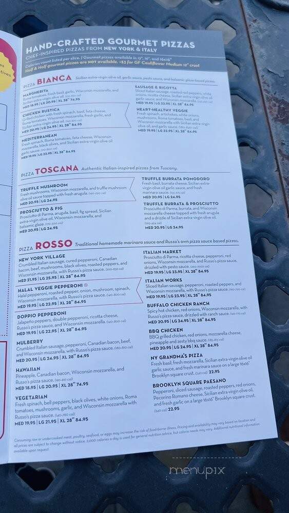 Russo's New York Pizzeria & Italian Kitchen - Houston, TX