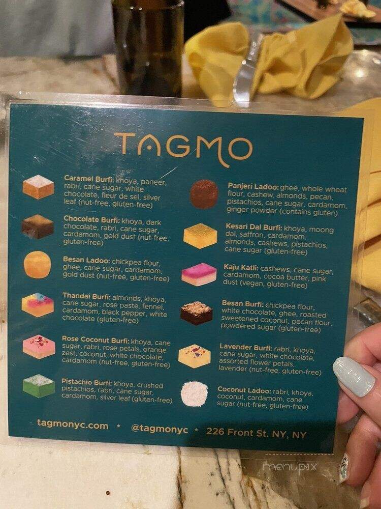 Tagmo Indian Kitchen - New York, NY menu_pic