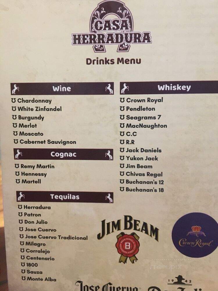 Casa Herradura Family Mexican Restaurant - Moses Lake, WA menu_pic