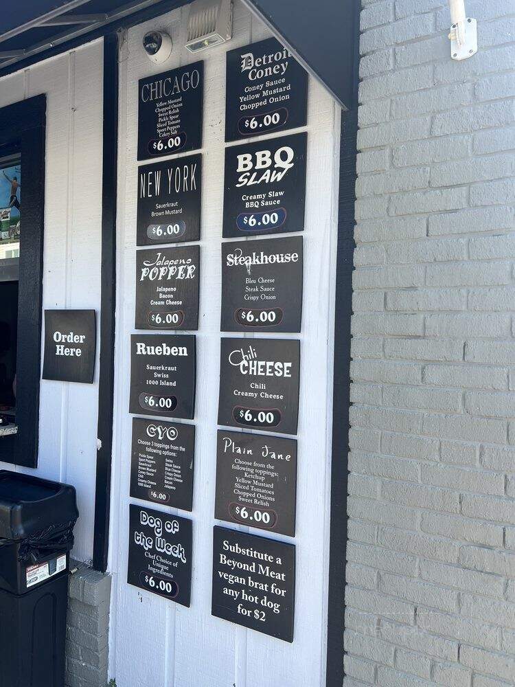 Chomp Gourmet Hot Dogs - South Haven, MI menu_pic