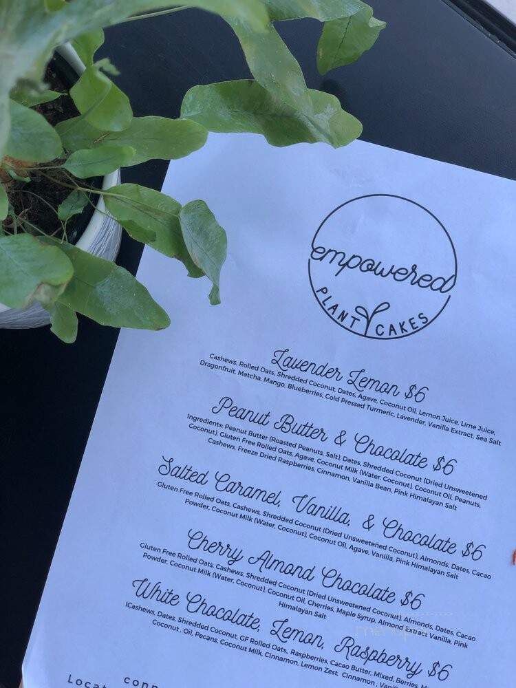 Empowered Plant Cakes - Virginia Beach, VA menu_pic