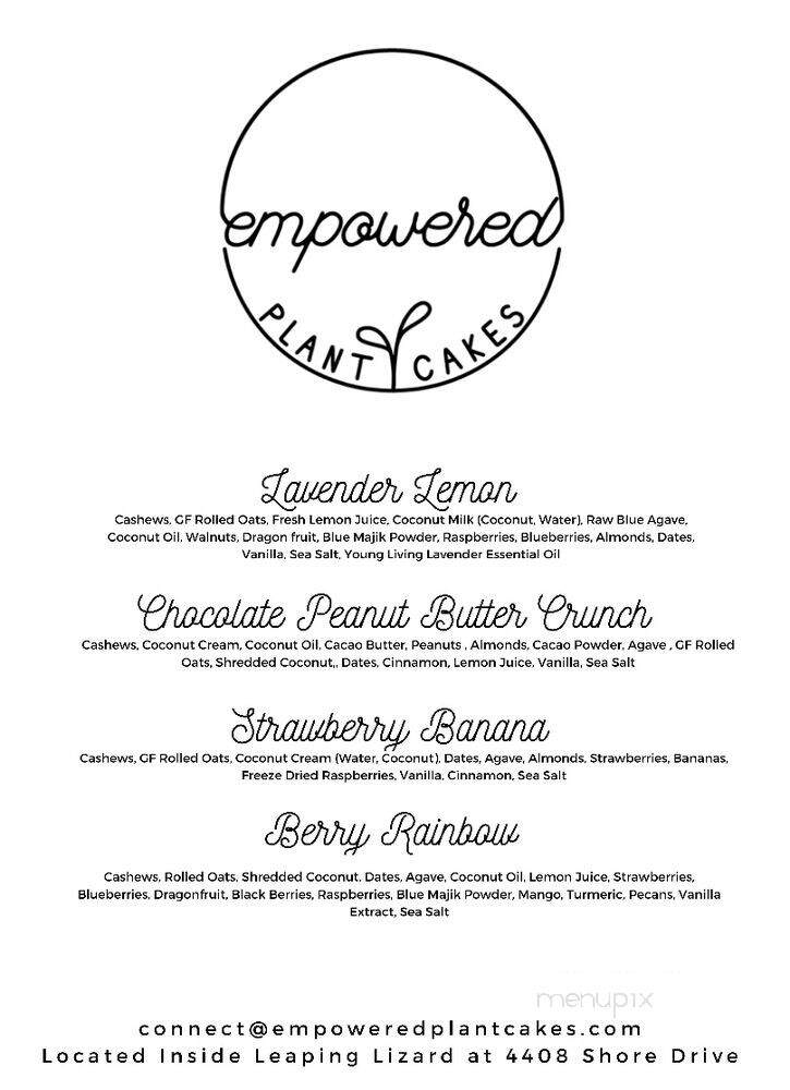 Empowered Plant Cakes - Virginia Beach, VA menu_pic