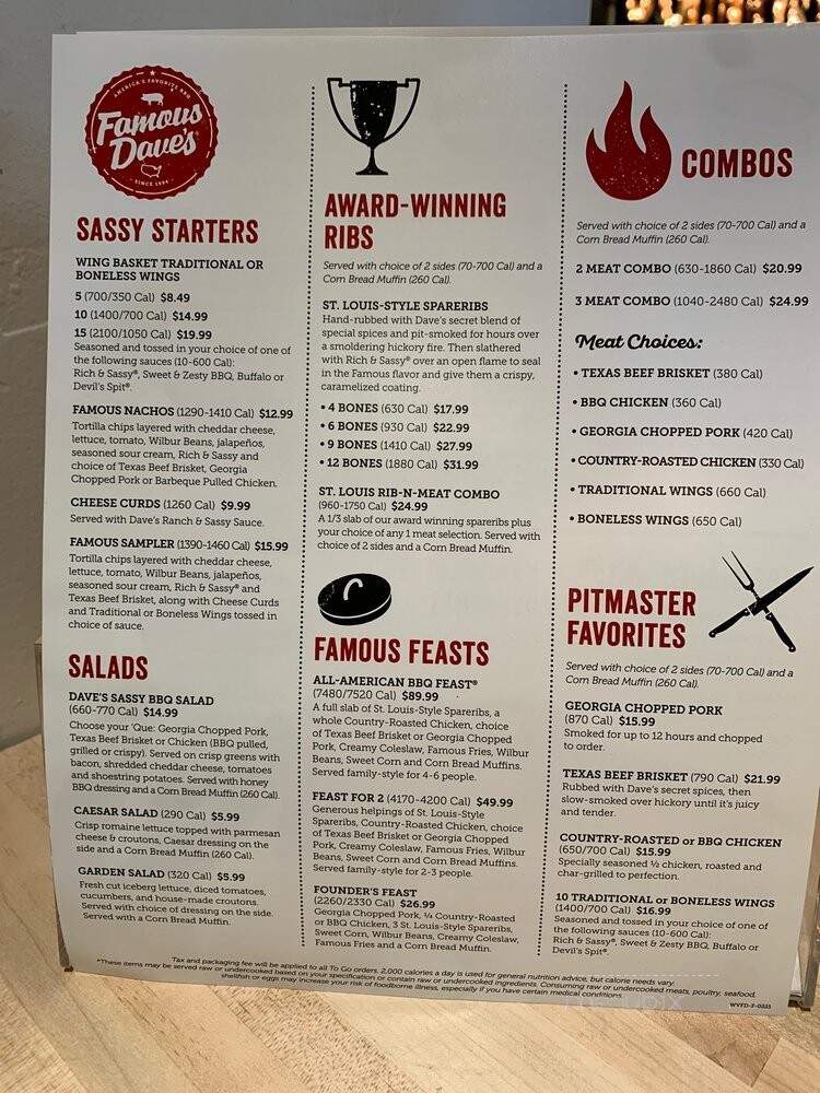 Famous Dave's BBQ - Modesto, CA