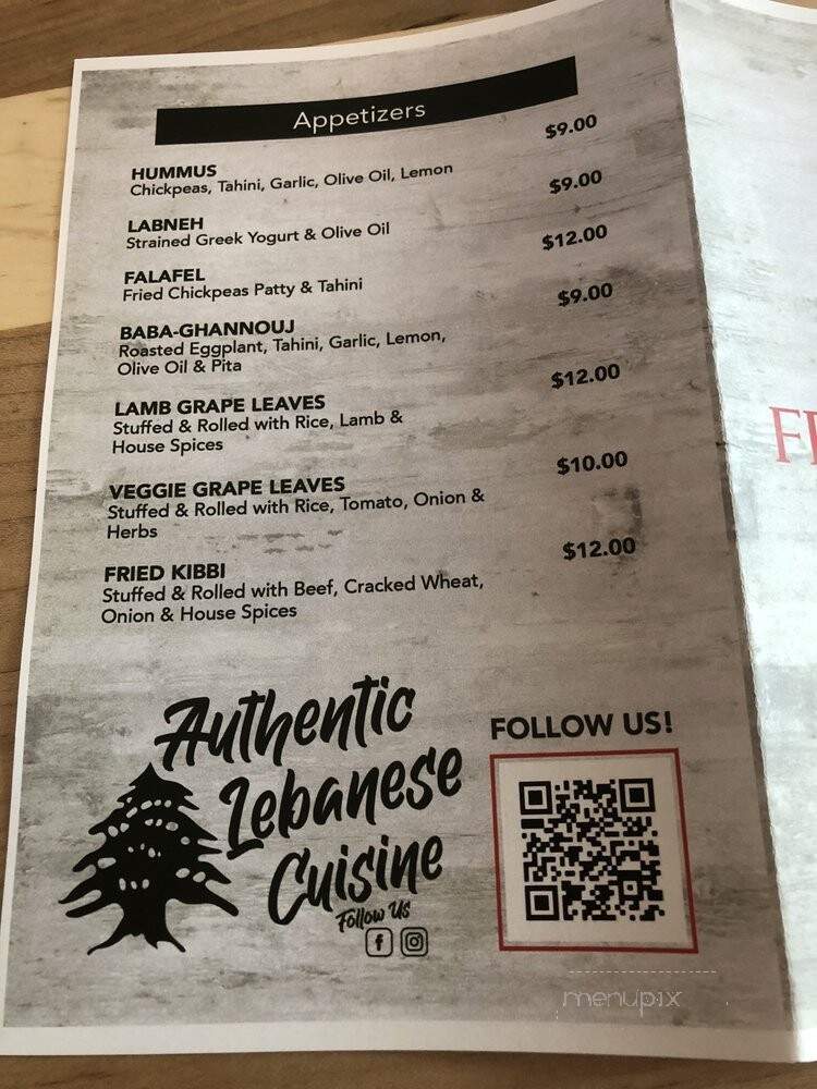 Ferdo's - Delray Beach, FL menu_pic
