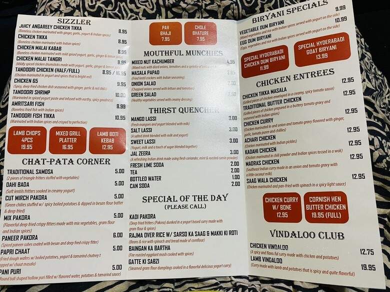 Pind Kebab & Curry House - Hicksville, NY menu_pic
