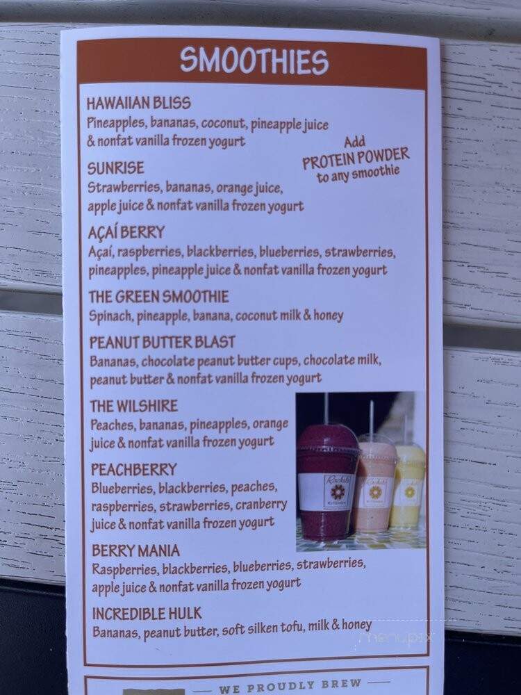 Rachel's Kitchen - Las Vegas, NV menu_pic