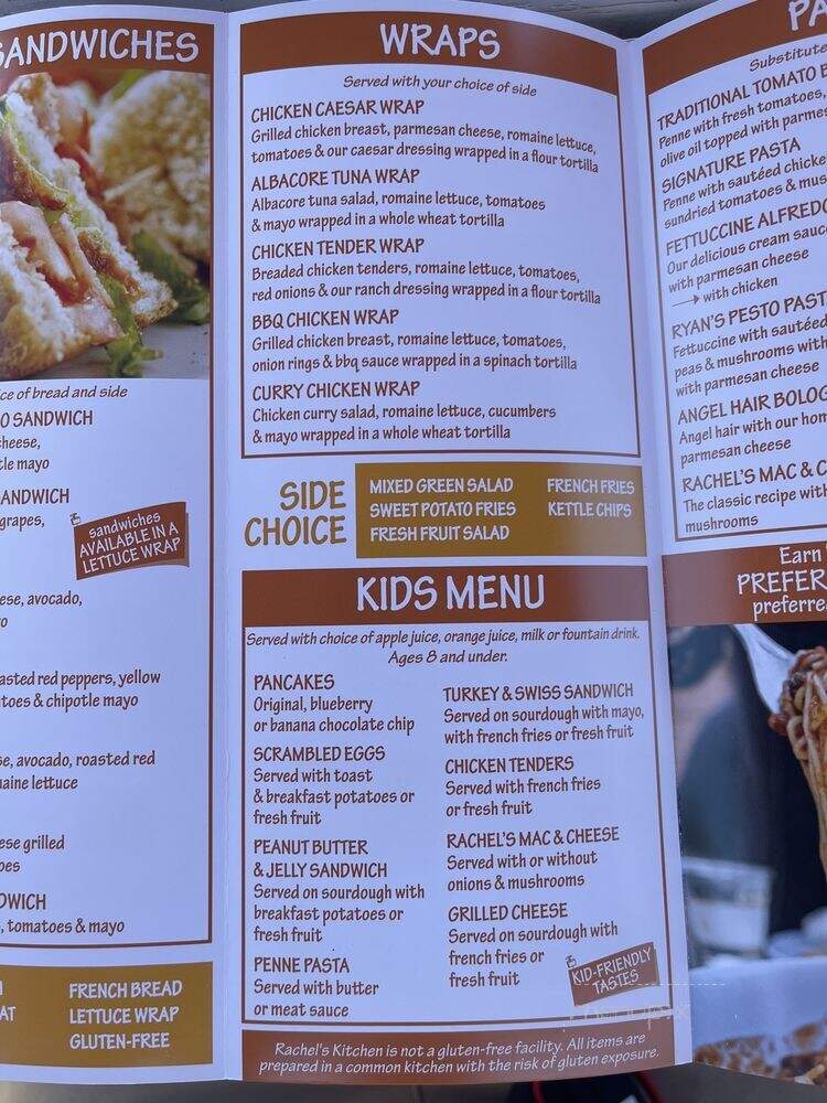 Rachel's Kitchen - Las Vegas, NV menu_pic