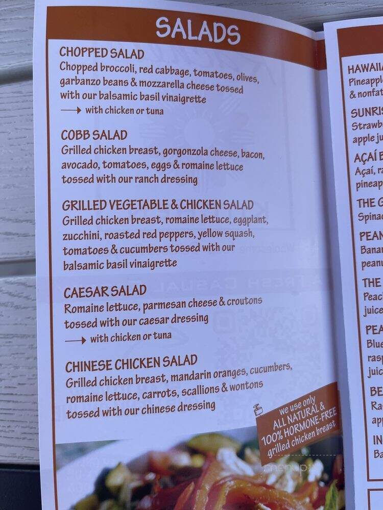 Rachel's Kitchen - Las Vegas, NV menu_pic