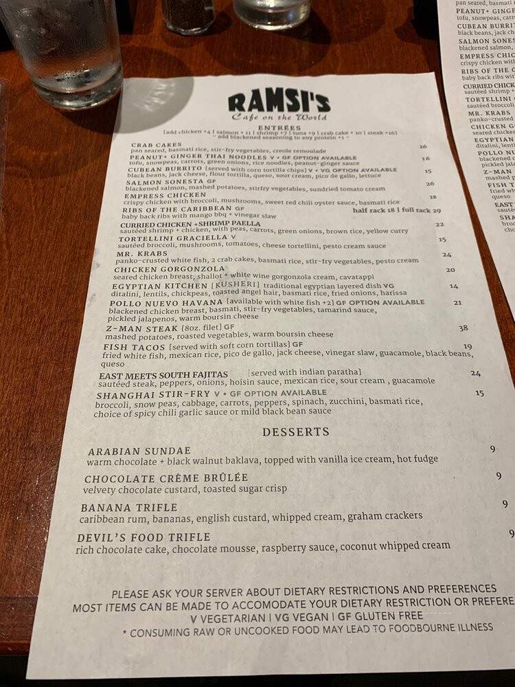 Ramsi's Cafe On the World - Prospect, KY menu_pic