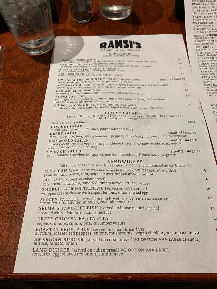 Ramsi's Cafe On the World - Prospect, KY menu_pic