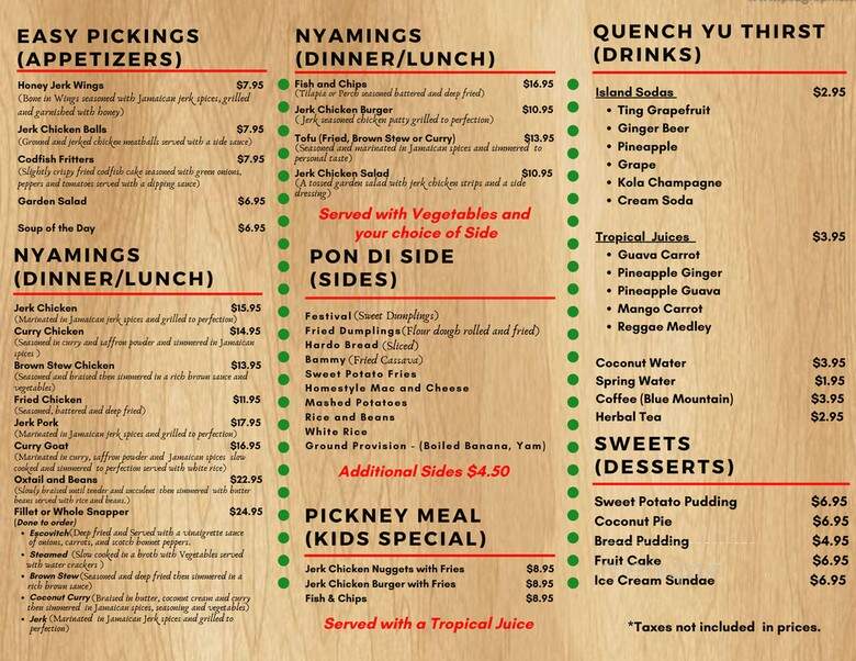 Taste of Di Island Eatery - Mackinaw City, MI menu_pic