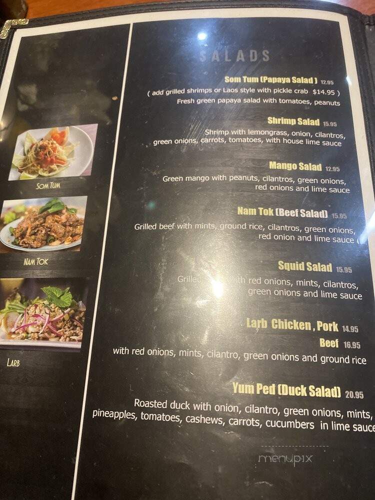 Thai Elephants II - Summerville, SC menu_pic
