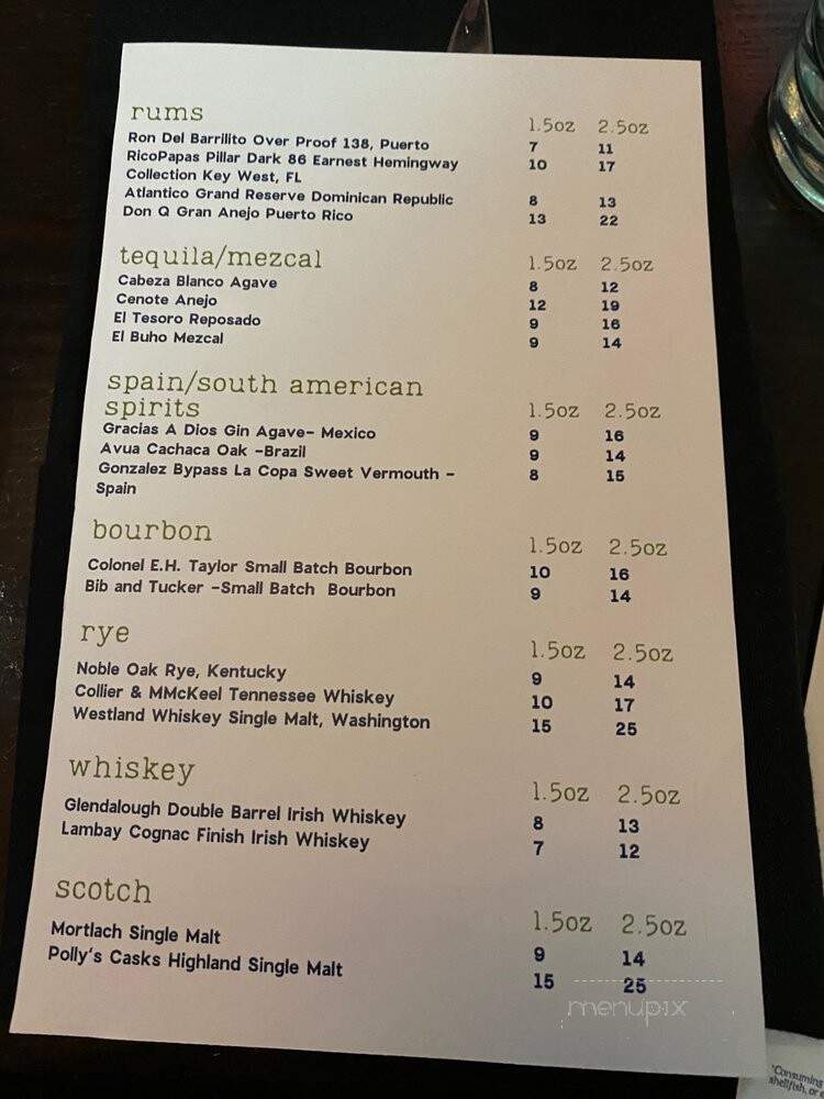 Verdura Tapas & Wine Bar - Granby, CT menu_pic
