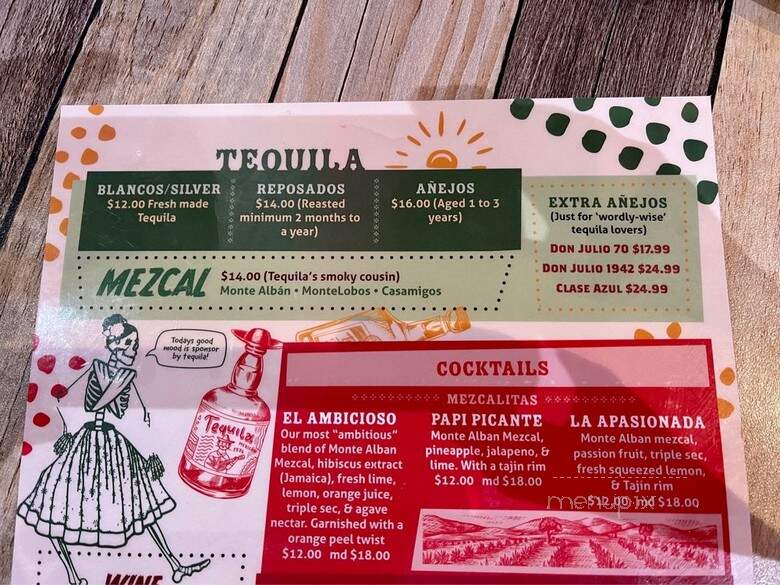 Viva Villa Mexican Grill - Greenville, SC menu_pic